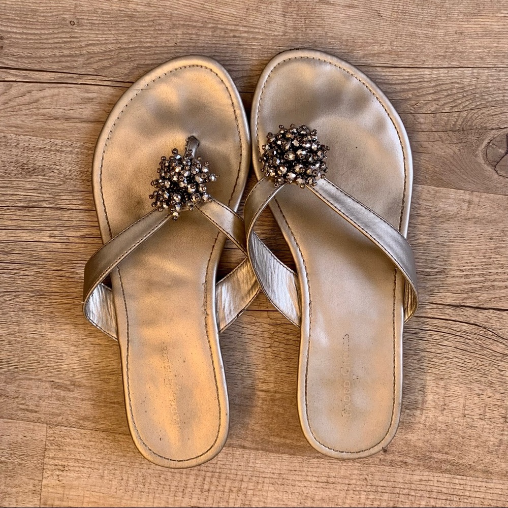 Sparkling Silver Sandals